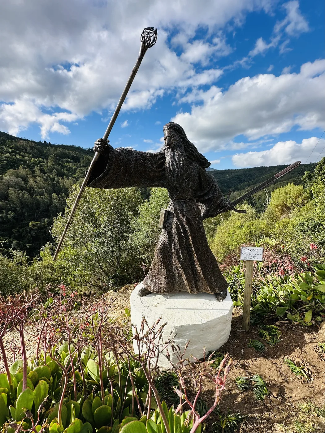 Gandalf statue